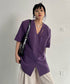 V-neck Short-sleeve Jacket